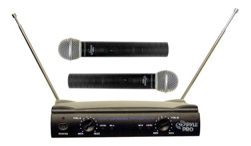 Pylepro Pdwm2500 Microfono Dual Vhf Inalambrico