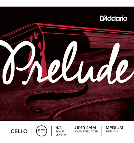 Imagen 1 de 1 de Encordado Cello Daddario Prelude J1010 4/4m