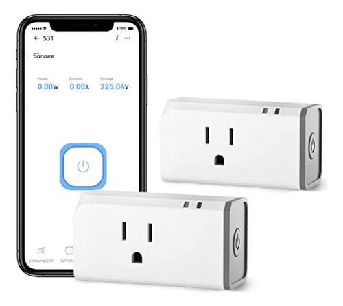 Sonoff Enchufe Inteligente Wifi S31 Con Monitoreo De Energí