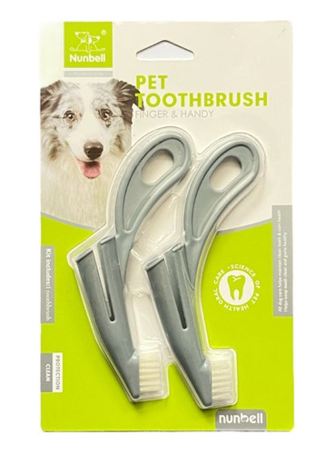 Pack X 2 Cepillo De Dientes Perros Mascota Higiene Cuidado