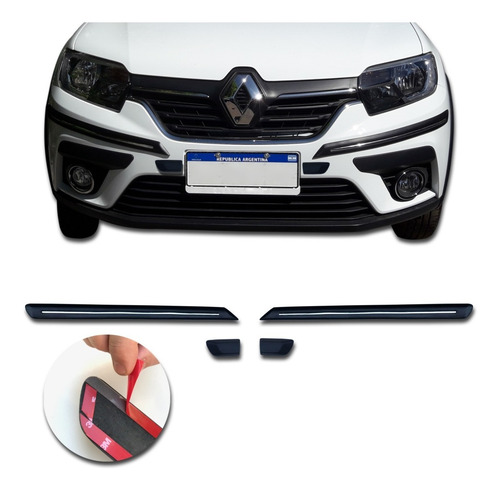 Molduras Protectoras De Paragolpes Logan 2019 Kenny 3m