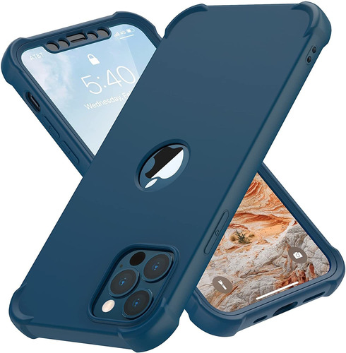 Funda Para  iPhone 12 Pro Max, Azul/silicona/delgada