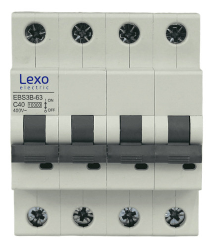 Automatico Tetrapolar Lexo 4x40a 10ka C Certificado Sec