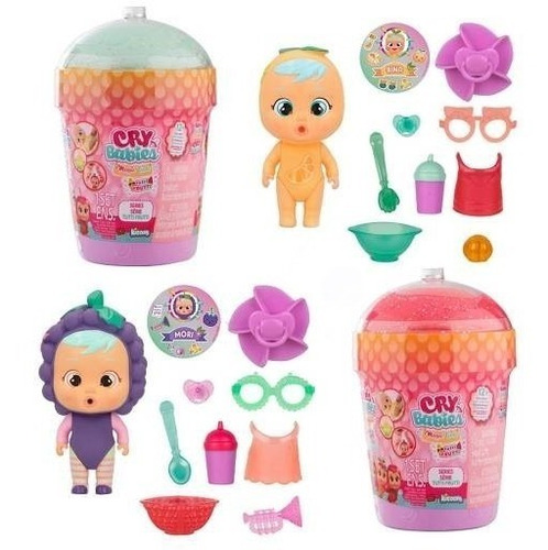 Imagen 2 de 7 de Muñeca Cry Babies Magic Tears Tutti Frutti 979780