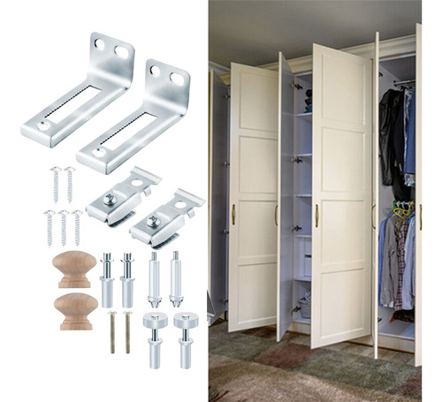 Herrajes De Puerta Y Bisagra Para Puerta Corredera Plegable,