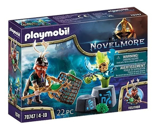 Juego Playmobil Novelmore Violet Vale Mago De Las Plantas 3+ Cantidad de piezas 22