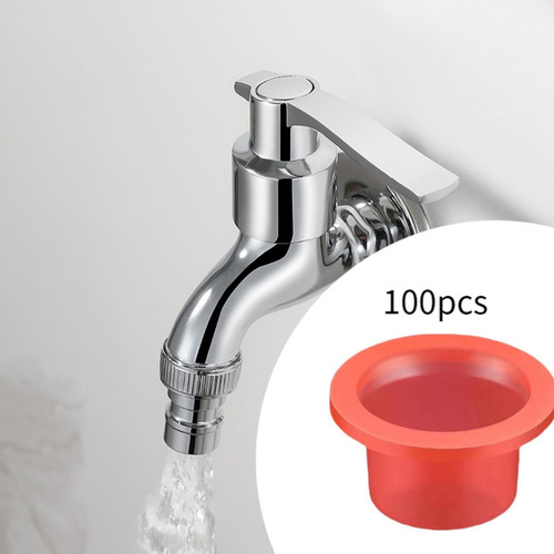 2 X 100 Juntas De Sellado A Prueba De Fugas Para Grifo, Rojo