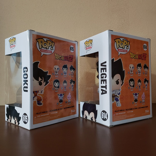 Funko Pop! Dragon Ball Z Goku #615 Y Vegeta #614 Originales (Usado)