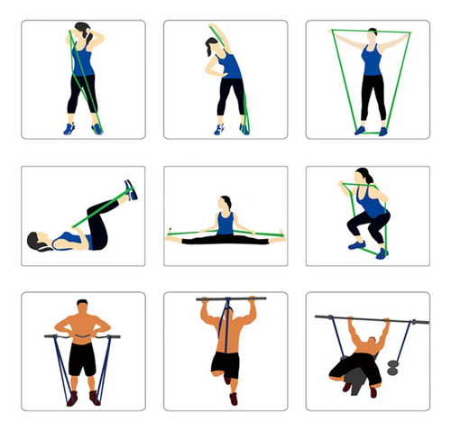 * Entrenamiento Con Banda Elástica For Gimnasio Con