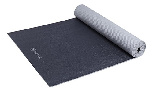 Gaiam  Serie De Yoga Atlética Dynamat Xtralarge Mat Negrogri