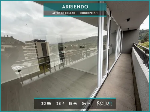 Arriendo Altos De Collao | 2 Dormitorios | Tipo Mariposa