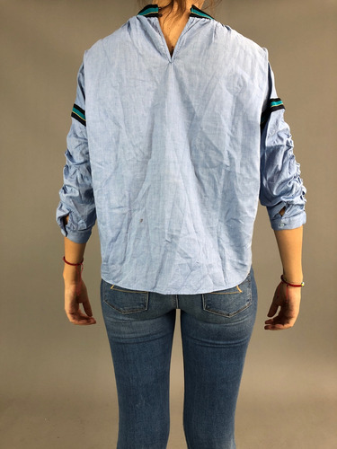 Sudadera Zara Talla S Color Azul (Usado)