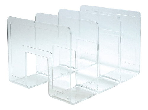 Estante Cristal Para Sujetalibr A4 Transparente