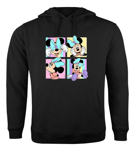 Poleron Estampado - Minnie Mouse Cuadro - Disney - Diseños - Moda - Personalizados - Capellarosa