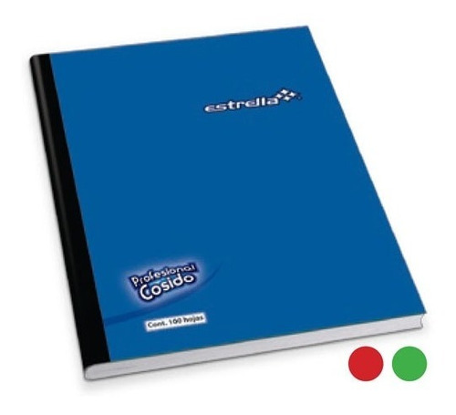 Cuaderno Profesional Cuadro Chico Cosido Pasta Dura 100h 5pz