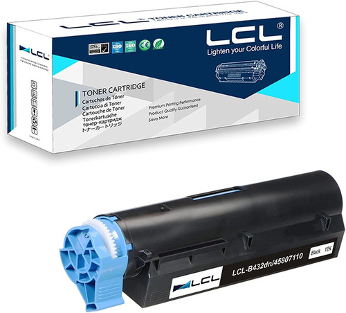 Cartucho De Toner Compatible Con Lcl De Repuesto Para Oki B