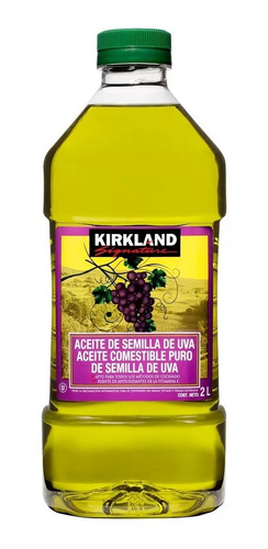 Aceite De Semilla De Uva Comestible 2 Litros Kirkland Se