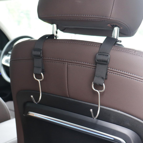 Paquete De 4 Ganchos Para Reposacabezas De Asiento De Automó