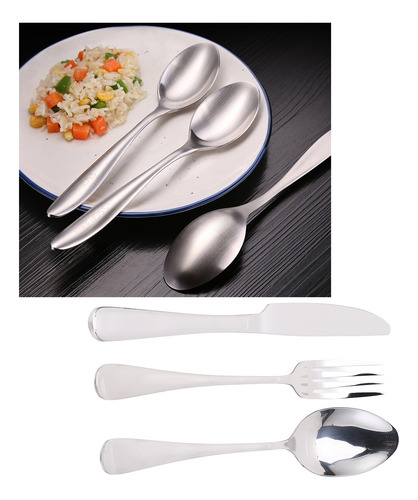 Juego De Cubiertos De 12 Piezas Cuchillo, Tenedor Y Cuchara