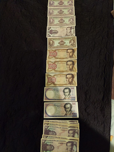 Billetes Venezolanos De Varias Denominaciones Y Precios.