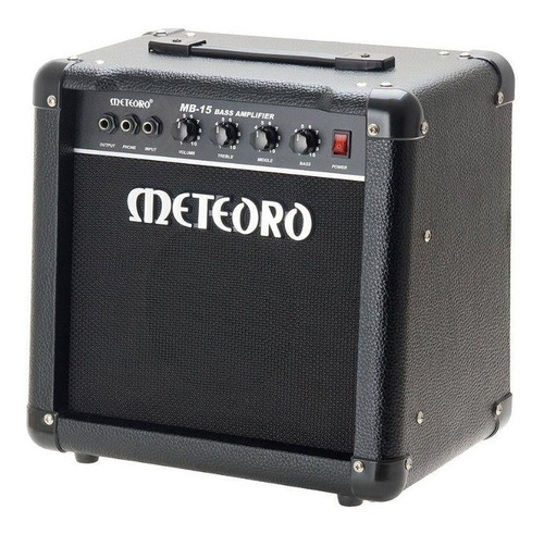 Imagem 2 de 3 de Amplificador Meteoro Mb15 Cubo Mb 15 15w Rms Contra Baixo