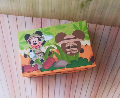 Imagem 3 de 3 de 30 Caixas P 6 Doces Safari Do Mickey