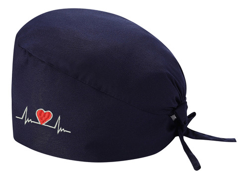 Gorra De Enfermera Unisex De Algodón Con Estampado Bordado O