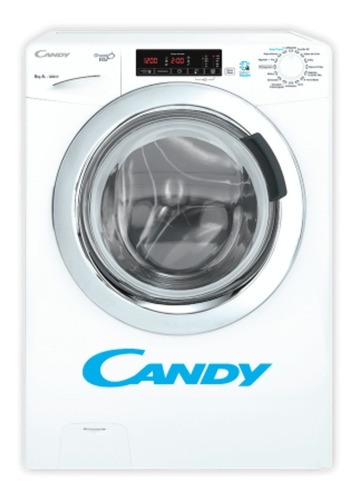 Lavarropas Candy 8 Kg Gvs128t 1200 Rpm Carga Frontal Blanco
