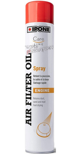 Aceite Filtro De Aire Spray Air Filter Oil 750 Ml Ipone 