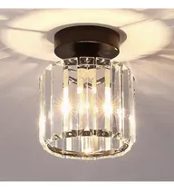 Comprar JUDENG Lámpara De Techo Lámpara De Pared Cristal Moderna Decorativa Lámpara De Techo Colgante Decorativas Moderna Cristal E26\u002F27 Lámpara De Techo Moderna Baño Lámpara Cristal Decorativa