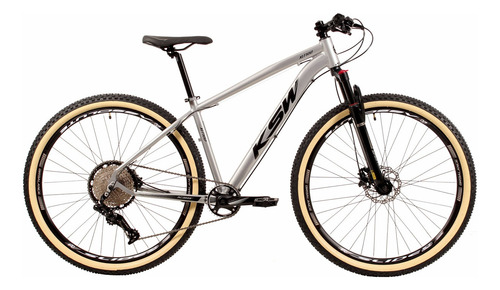 Bicicleta Aro 29 Ksw 9v Freio Hidráulico Trava E K7 11/40