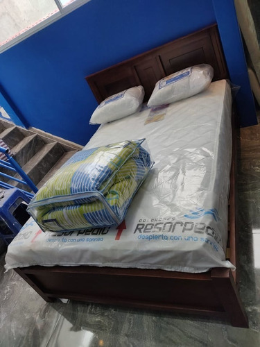 Colchon 2 Plazas + Cama O Bases + Edredón + Almohadas+ Envio