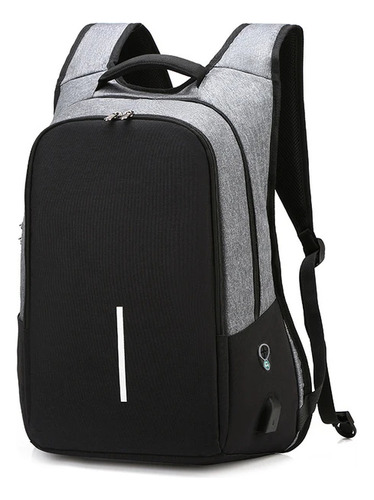 Mochila Porta Notebook Con Sistema Antirrobo Puerto Usb