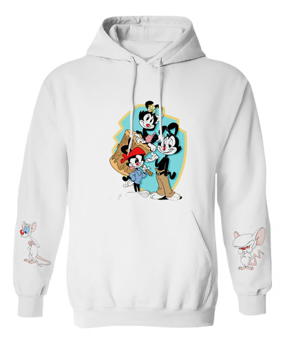 Sudadera Animaniacs Hermanos Warner, Pinky Y Cerebro