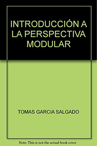 Libro Introduccion A La Perspectiva Modular De Tomas Garcia