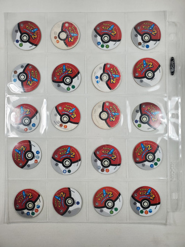 Súper Colección De Tazos Lenticulares Pokémon 2d 30/30 Pzs (Usado)
