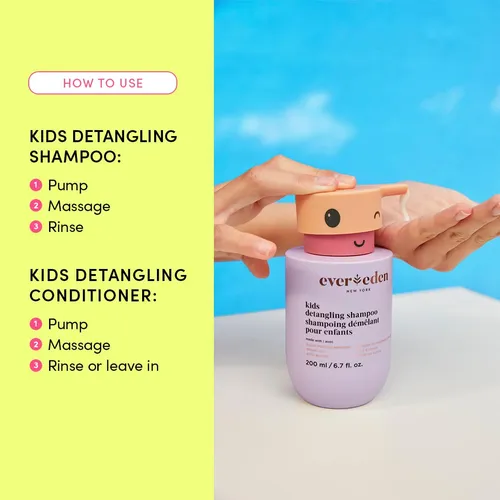 Set De ChampĂș Y Acondicionador Evereden Happy Hair Duo Kids