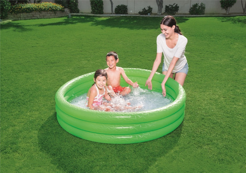 Imagen 4 de 6 de Piileta Inflable 3 Aros 152 X 30 Cm Bestway 51026 Educando