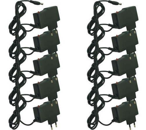 Fonte Dc Chaveada 9v 1a Plug P4 Arduino Bivolt - 10 Peças