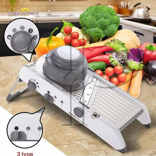 Mandoline Profissional Cortador Fatiador Legumes Ajustavel