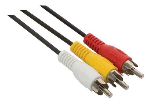 Cable De Audio-video 3 Plugs Rca A 3 Plugs Rca 1.8mt 206-276