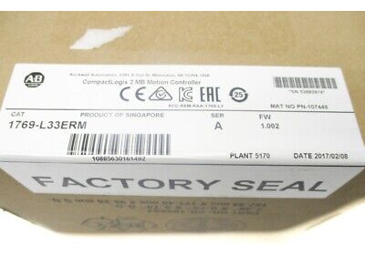Allen Bradley 1769-l33erm Ser. A F/w 1.002 Date: 2017 Ns Qqc