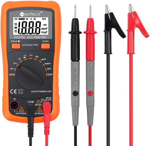 Multimetro Digital De Bolsillo Neoteck 8233d Pro 2000 Recue