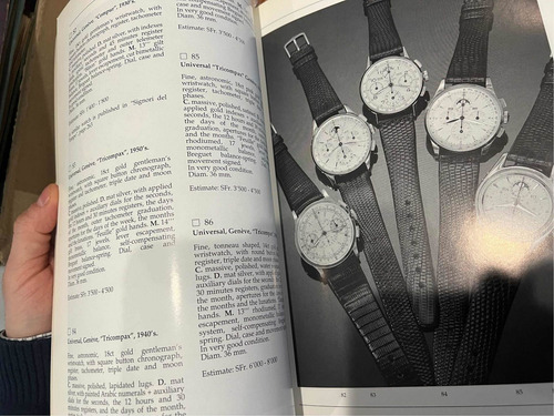 Catálogo Subasta Relojes Antiquorum 1991 Octubre 20 (Usado)
