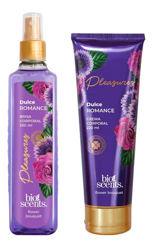 Set Body Mist Y Crema Corporal Bioscents Dulce Romance