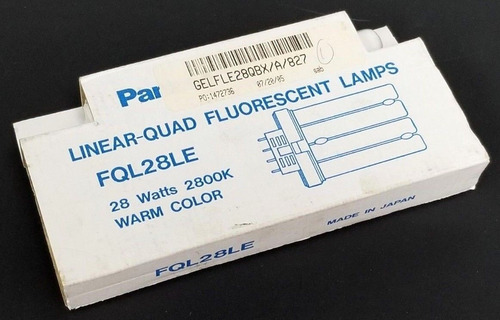 Nib Panasonic Fql28le Linear Compact Fluorescent Light 4 Zzg