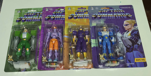 Captain Commando 4 Figuras 52toys Capitan Comando (Usado)