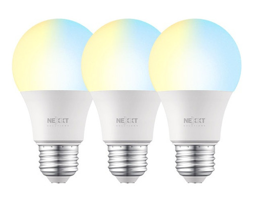 Pack X3 Bombillas Led Inteligente Wifi Nexxt Nhb-w1203pk