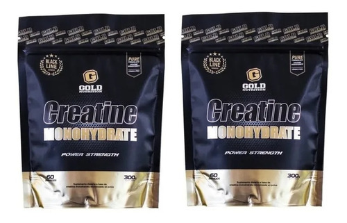 Creatina Monohidrato Pack 600gr Gold Nutrition Masa Muscular