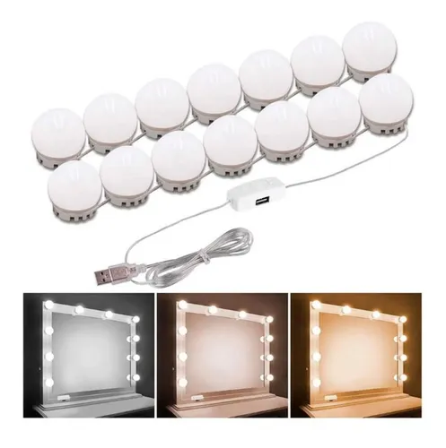 Extensión Luces-bombillas Para Espejo Tocador